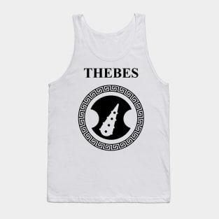 Thebes Sacred Band Shield Ancient Greek City-State Tank Top